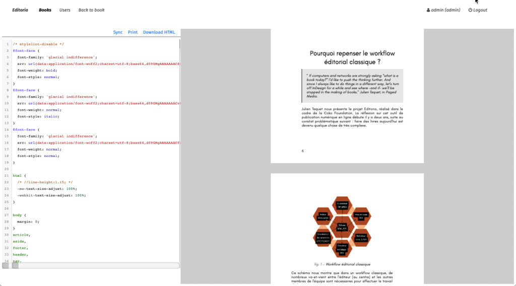 creating books with Paged Media & Paged.js